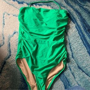 J crew swimsuit, green